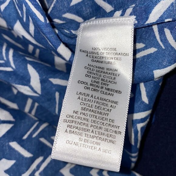 BEACHLUNCHLOUNGE Blue Tatiana Swim Cover Up-M - Picture 6 of 6